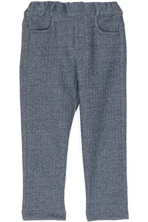 Tartine Et Chocolat Chevron-print elasticated-waist trousers