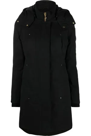 Moose Knuckles Logo-plaque hooded coat