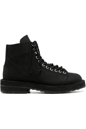 YOHJI YAMAMOTO Lace-up leather ankle boots
