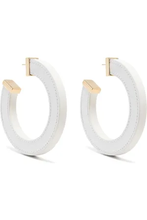 Jacquemus La Creole Linu leather hoop earrings