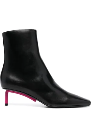 OFF-WHITE Square-toe ankle boots