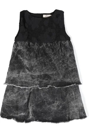 Le pandorine Tiered denim dress