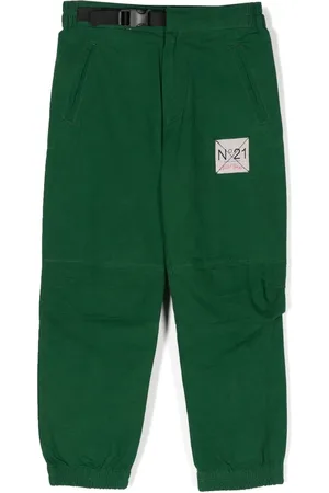 Nº21 Logo-patch cargo trousers