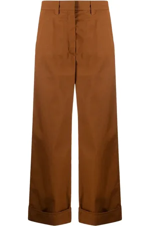 Kenzo Wide-leg cotton trousers