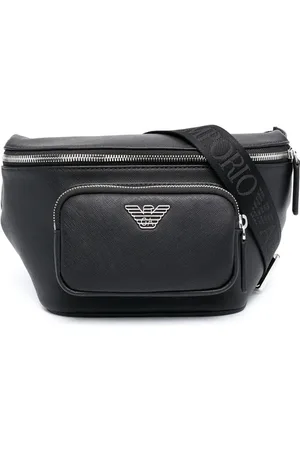 Emporio Armani Leather logo-plaque bag