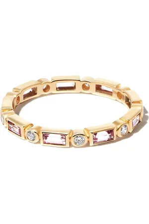 Sydney Evan 14kt yellow sapphire eternity ring