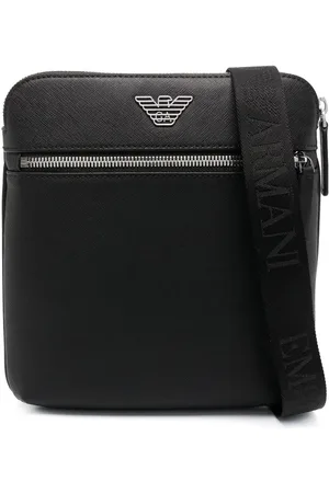 Emporio Armani Small faux-leather messenger bag
