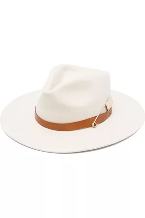 Frenckenberger Safety-pin cashmere fedora hat