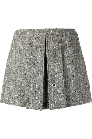 Durazzi Milano Rivet-detail pleated mini skirt