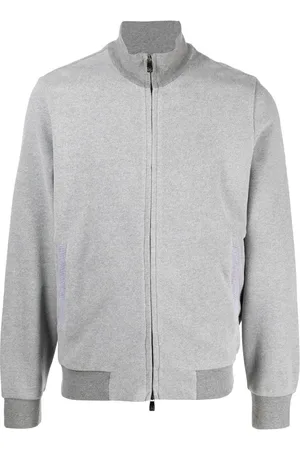 corneliani Mock-neck zip sweatshirt