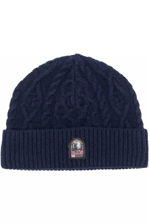 Parajumpers Beanies - Logo-patch knitted beanie
