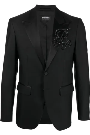 Dsquared2 Logo-embellished tuxedo blazer