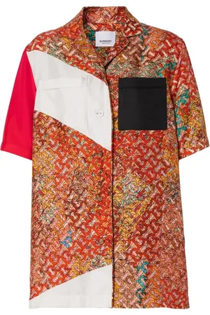 Burberry Monogram-print silk shirt