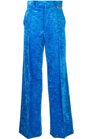 Vetements Velvet high-waisted trousers