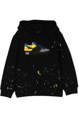 MOSTLY HEARD RARELY SEEN Louis paint-splatter hoodie