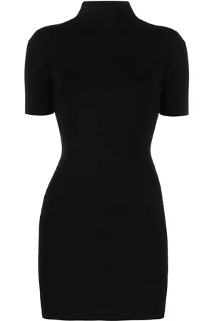 There Was One Open-back knitted minidress