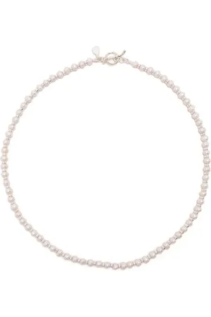 Dower and Hall Sterling silver pearl necklace