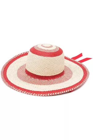 GLADYS TAMEZ MILLINERY Women Hats - Striped woven hat