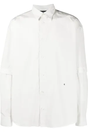 Etudes Detachable-sleeved cotton shirt