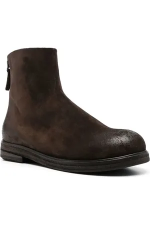 MARSÈLL Zip-up leather ankle boots