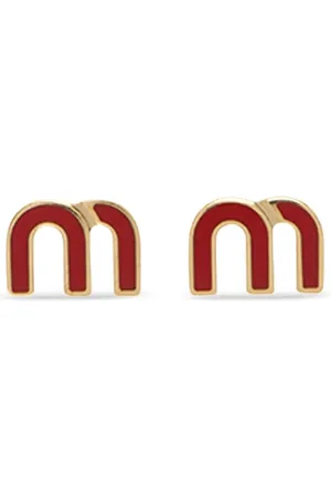 Miu Miu Monogram stud earrings
