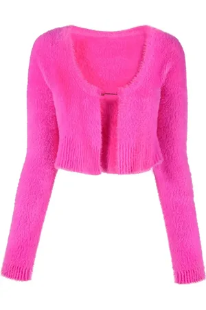 Jacquemus La Maille logo-charm cropped cardigan
