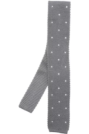 Brunello Cucinelli Men Bow Ties - Long fine-knit tie
