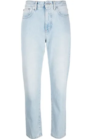 OFF-WHITE Slim-fit cropped jeans