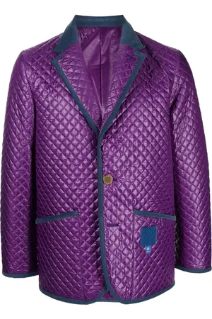 Fumito Ganryu Quilted single-breasted blazer