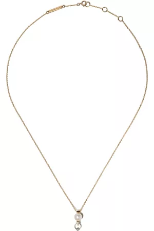 DELFINA DELETTREZ 18kt white and yellow Two in One diamond necklace