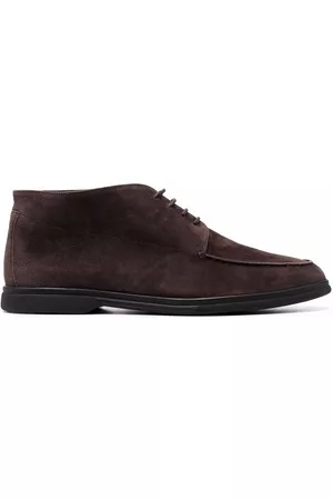 CANALI Suede desert ankle boots