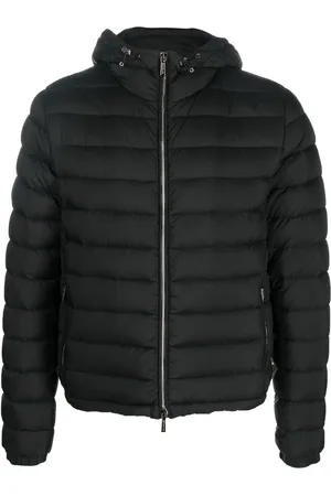 MOORER Quilted-finish puffer jacket