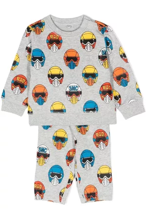 Stella McCartney All-over racer-print tracksuit set