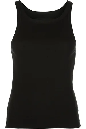 NILI LOTAN Ribbed cotton tank top