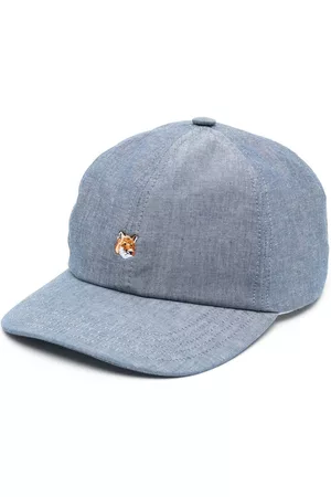 Maison Kitsuné Men Caps - Fox-patch detail baseball cap