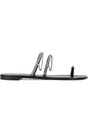Giuseppe Zanotti Catena leather sandals