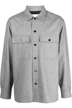 Jil Sander Long-sleeve wool shirt jacket