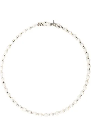 EMANUELE BICOCCHI Bead-embellished pearl necklace