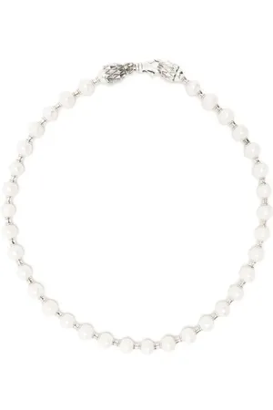 EMANUELE BICOCCHI Bead-embellished pearl necklace