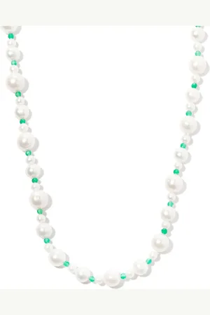 Hatton Labs Sterling Pebbles pearl and bead necklace