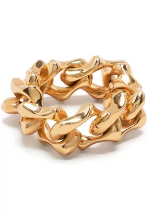 EMANUELE BICOCCHI Soft sharp chain-link embellished ring