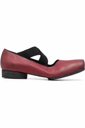 UMA WANG Crossover-strap ballerina shoes