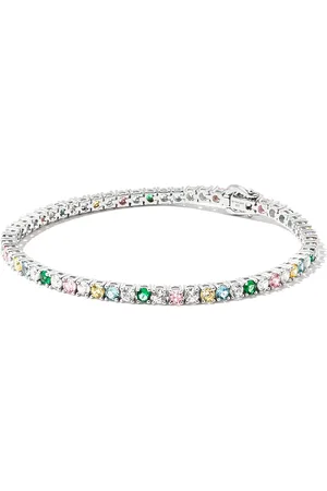 Hatton Labs Sterling crystal-embellished bracelet