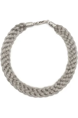 EMANUELE BICOCCHI Flat braided-design choker necklace