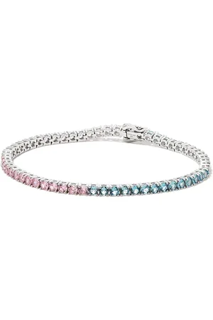 Hatton Labs Crystal-embellished tennis bracelet