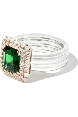 Hatton Labs Gold-plated crystal ring
