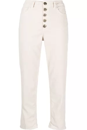 Dondup Buttoned straight-leg trousers