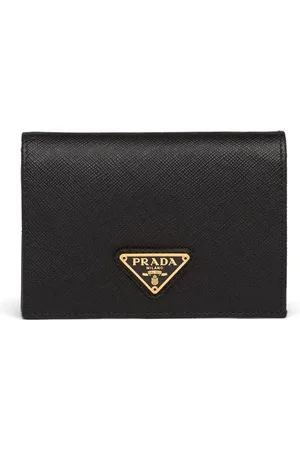 Prada Saffiano logo wallet