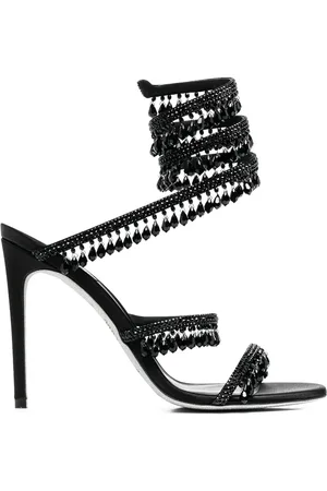 RENE CAOVILLA Chandelier crystal-embellished sandals