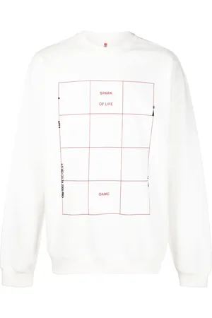 OAMC Graphic-print cotton sweatshirt
